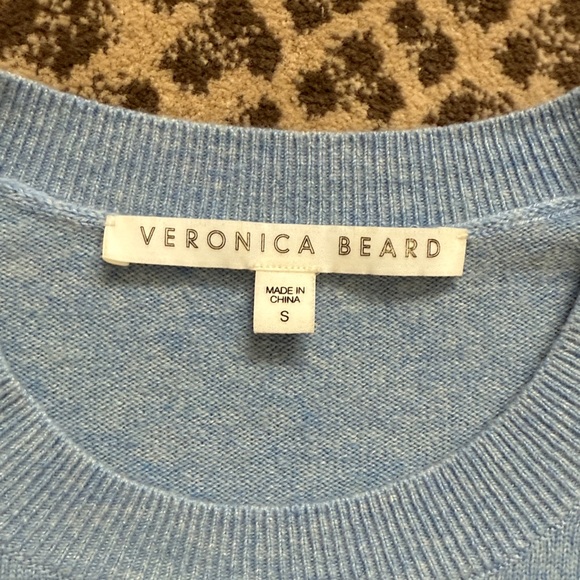Veronica Beard Atty Crewneck Colorblock Cashmere Pullover Sweater - Picture 11 of 14